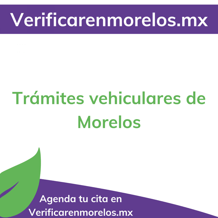 Trámites vehiculares Morelos